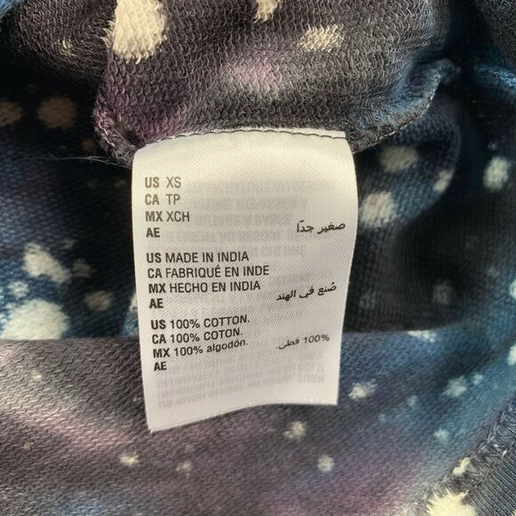INC Mens Out Of Focus Allover Print Hoodie Multicolor XS - Picture 4 of 4